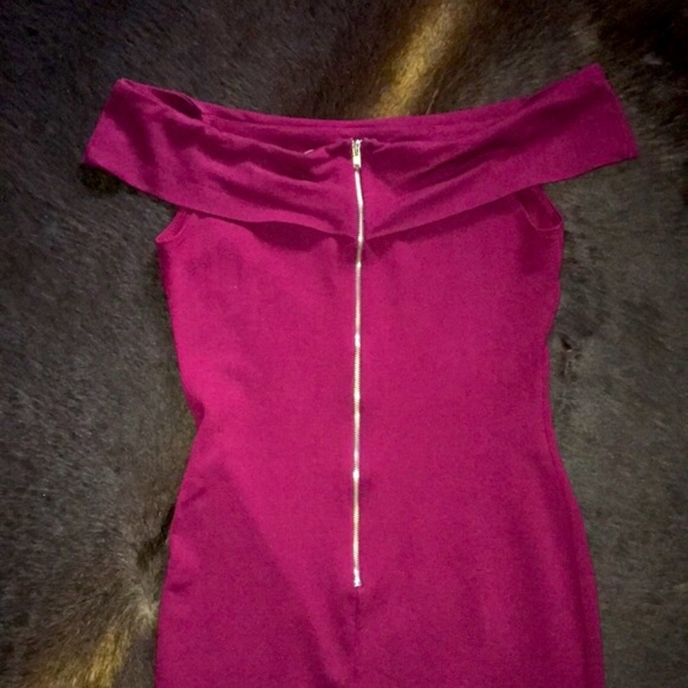 Room Service, burgundy dress, size S